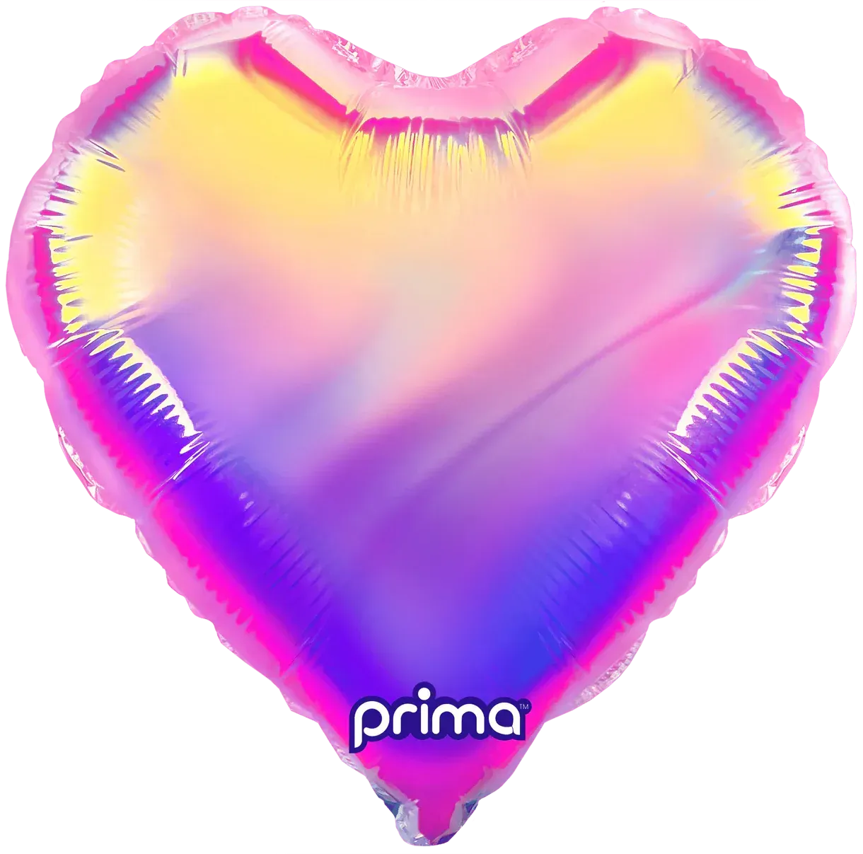 Foil Balloon Heart Pink Iridescent 28in