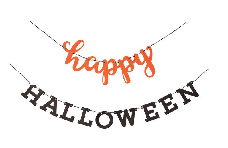 Happy Halloween Hanging Banner