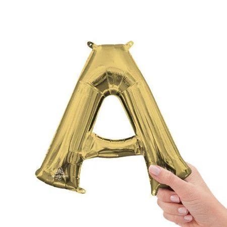 16 inch LETTER A - ANAGRAM - WHITE GOLD (AIR-FILL ONLY)
