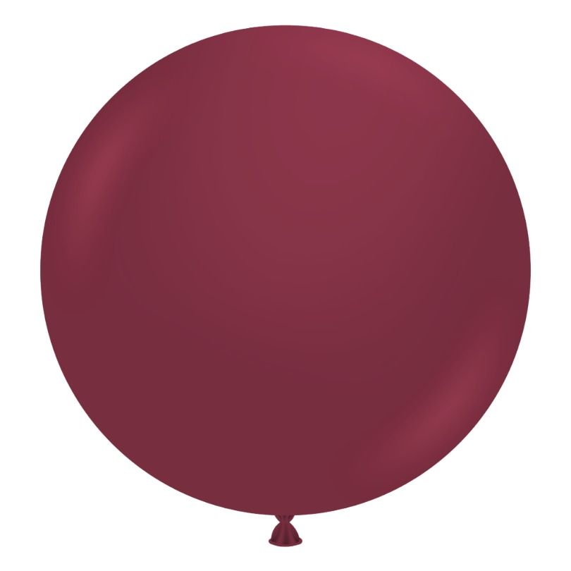  Tuftex Latex Balloons Scarlett 17in - 25 Pieces