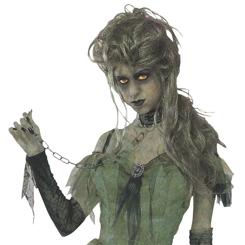 Zombie Lady Adult Halloween Costume Accessory Wig