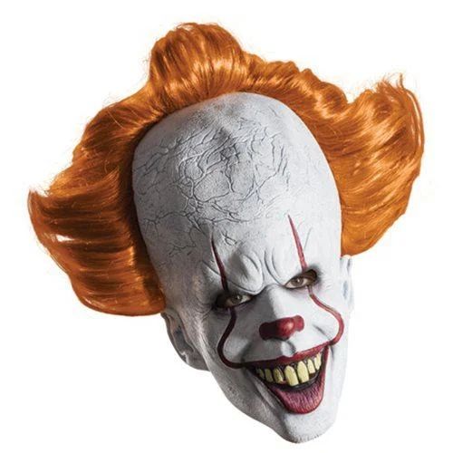 Mens It Movie Overhead Pennywise Costume Mask, 2017 Version