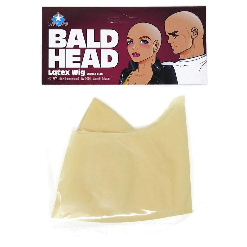 Bald Head Wig Latex Cap