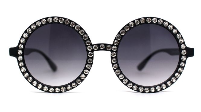 Rhinestone Oversized Glasses