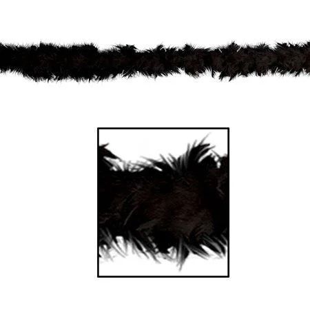 Fancy Feather Boa - Black