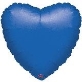 Blue Heart Balloon, 18"