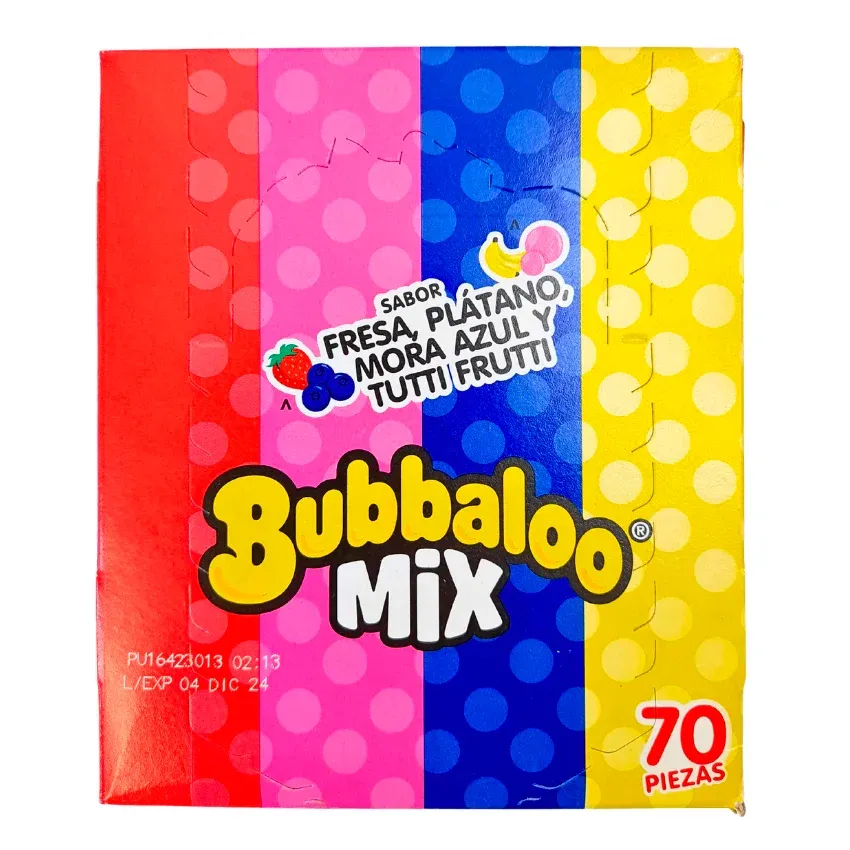 Bubbaloo Mix 70 pcs