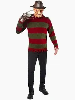Freddy Krueger Sweater Deluxe Adult Size M