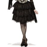 Black Ruffle Skirt Adult Size Up To 12