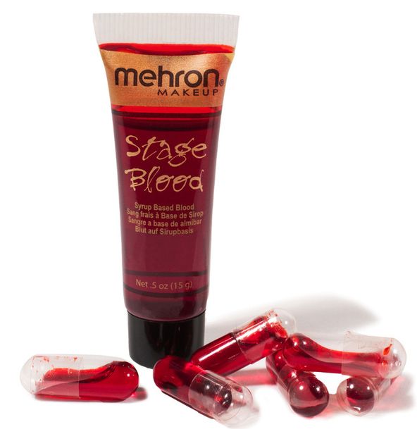 Stage Blood .5 Bright Arterial with 6 Capsules