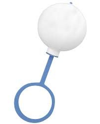Jumbo Blue Baby Rattle