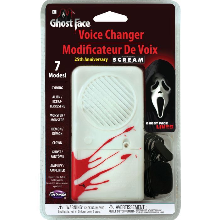 Ghost Face 25th Anniversary Deluxe Voice Changer