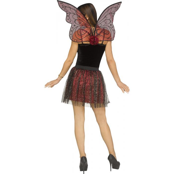 Dark Red Sparkle Wings
