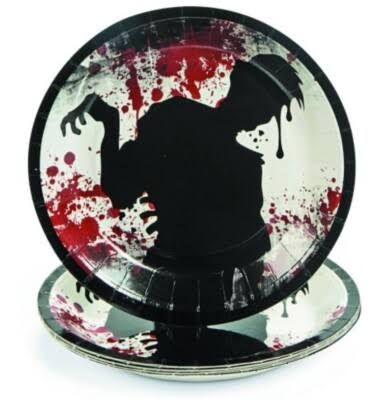 Zombie Desert Plate 8ct
