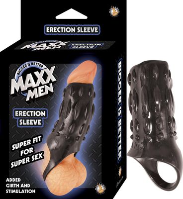 MAXX MEN ERECTION SLEEVE – BLACK - #2617-2