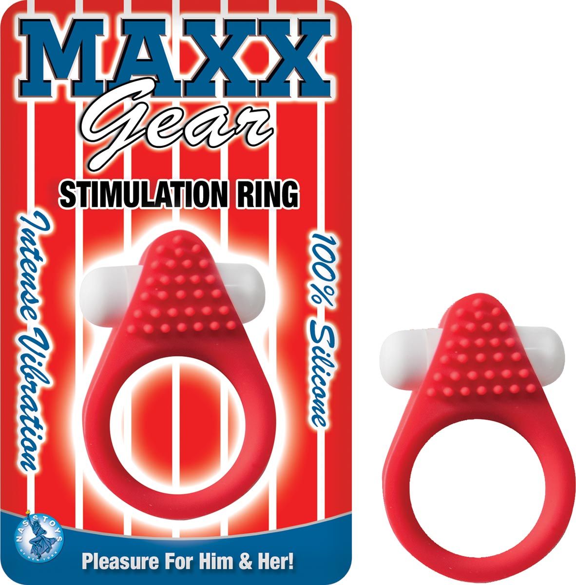 MAXX GEAR STIMULATION RING-RED - #2744-1