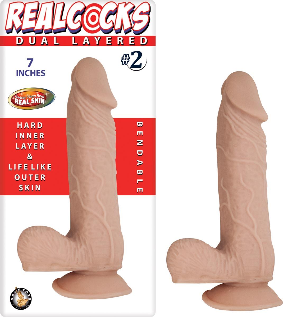 REALCOCKS DUAL LAYERED #2WHITE - #2781-1