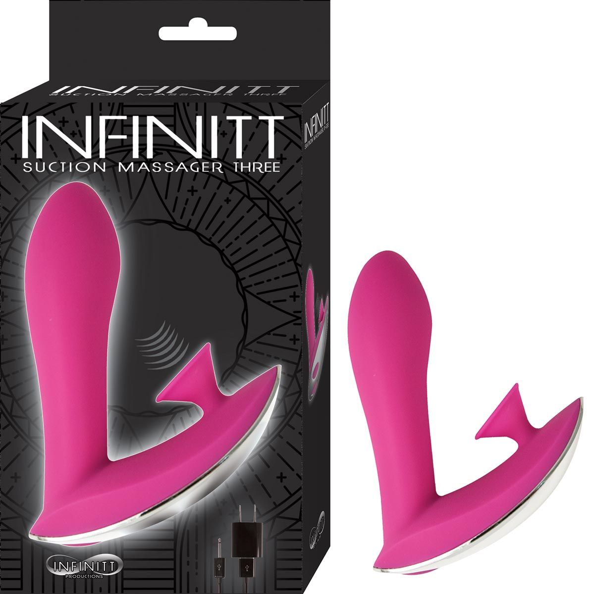 INFINITT SUCTION MASSAGER THREE-PINK - #2800-1