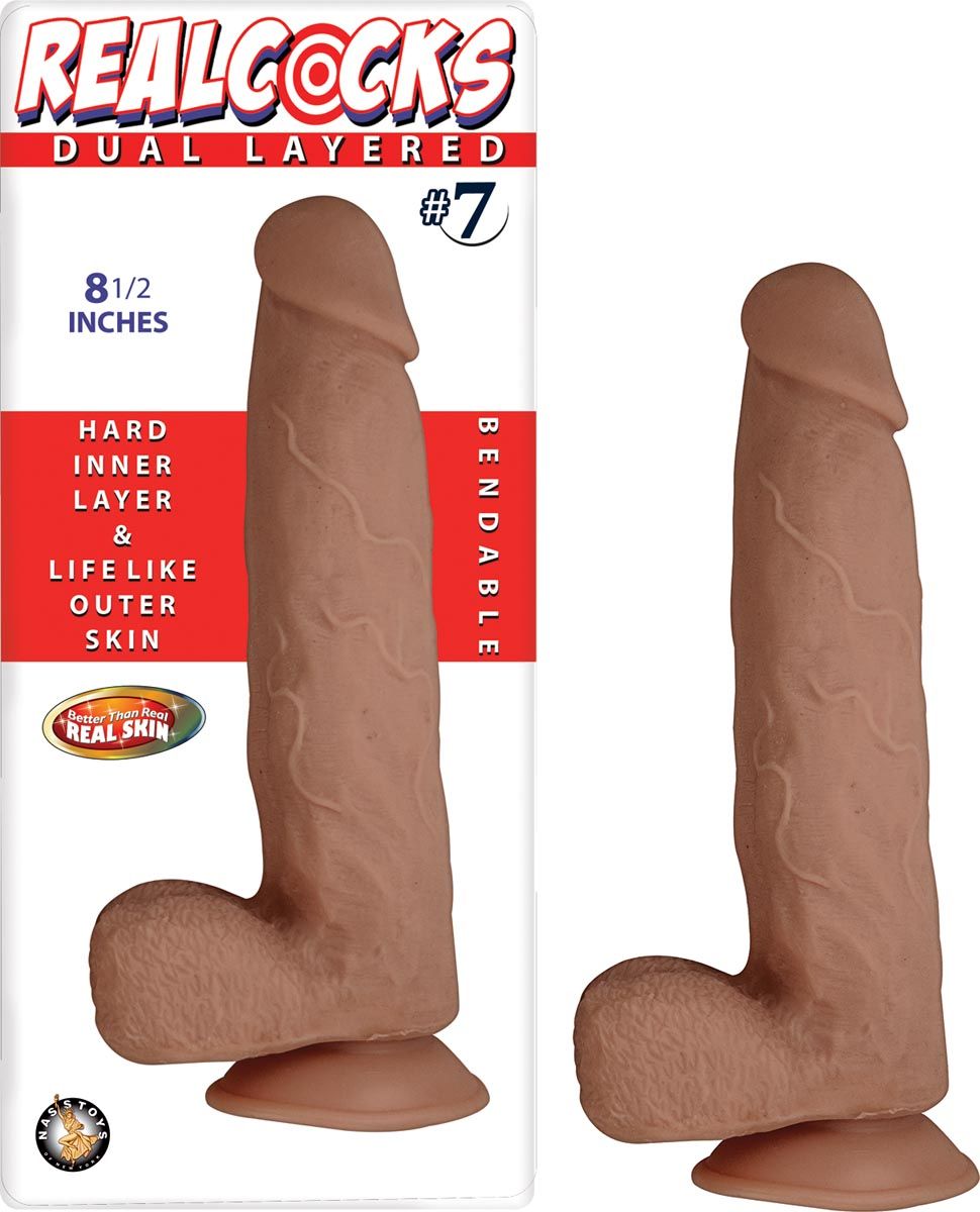 REALCOCKS DUAL LAYERED #7-BROWN - #2786-2