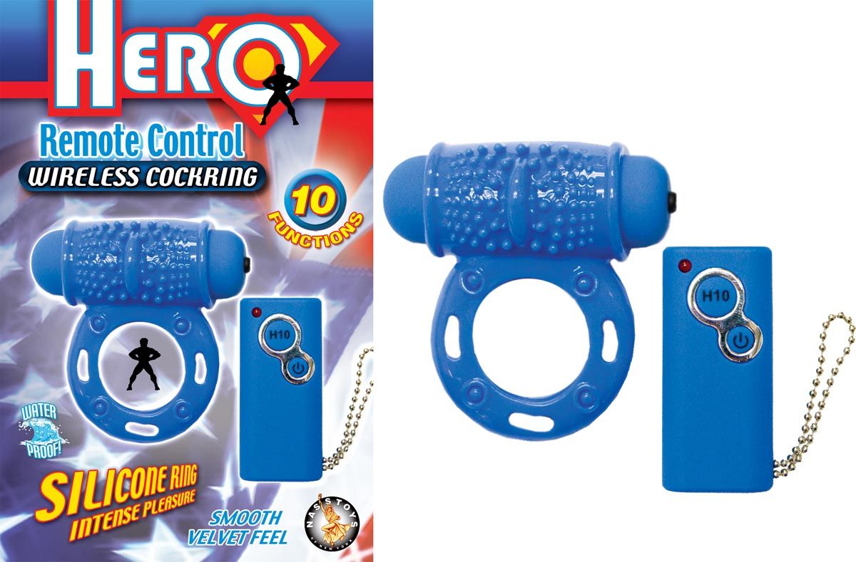 HERO REMOTE CONTROL WIRELESS COCKRING - BLUE - #2315-1