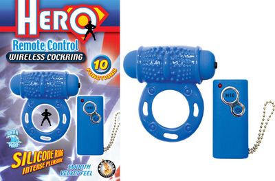 HERO REMOTE CONTROL WIRELESS COCKRING - BLUE - #2315-1