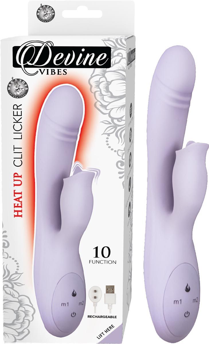 DEVINE VIBES HEAT UP CLIT LICKER-LAVENDER - #2939-2