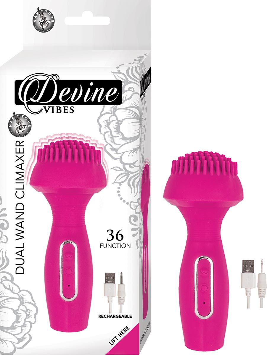 DEVINE VIBES DUAL WAND CLIMAXER-PINK - #2924-1