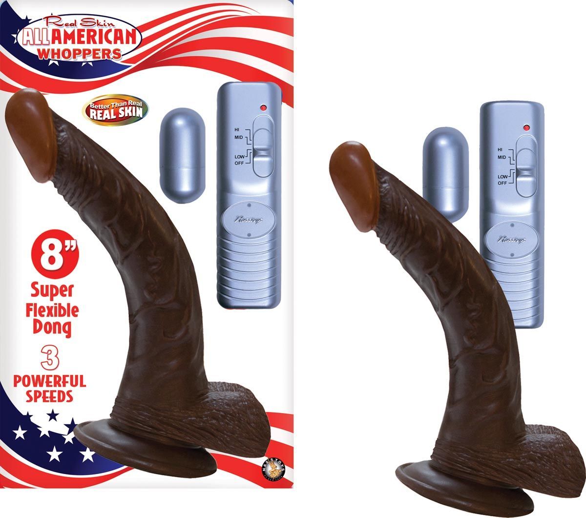 AFRO AMERICAN WHOPPERS-BROWN - #2231-2