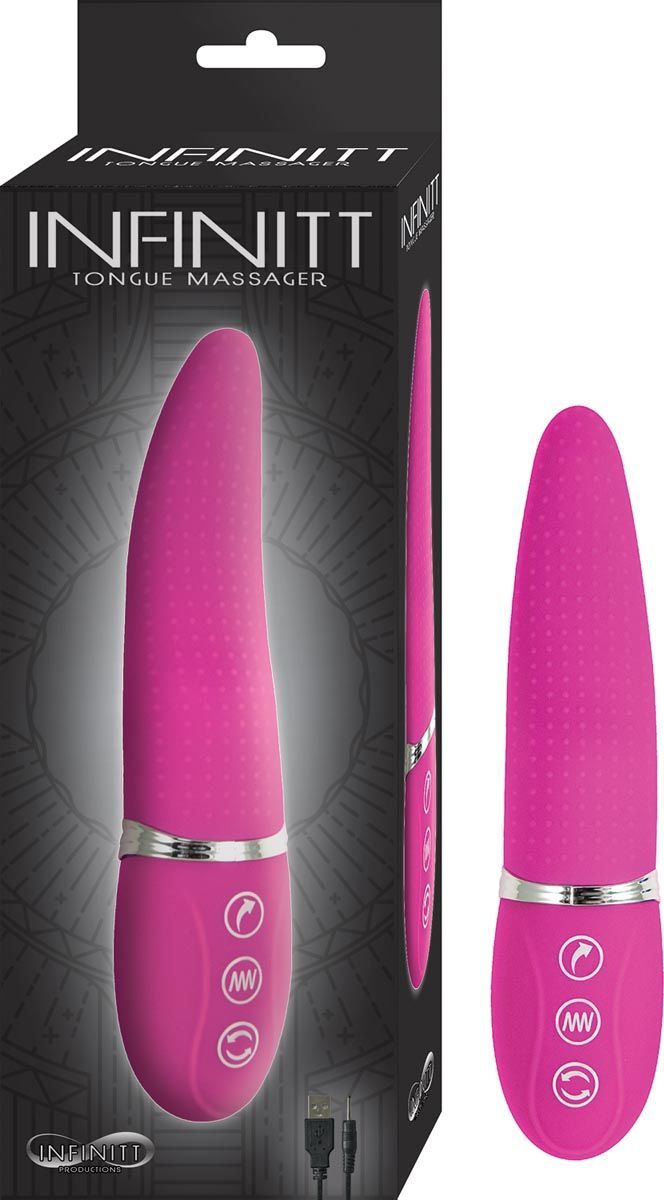 INFINITT TONGUE MASSAGER-PINK - #2823-1