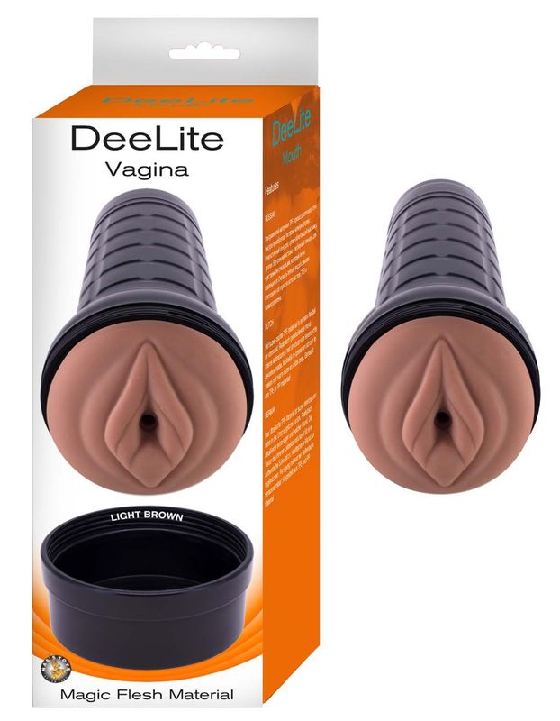 DEE LITE VAGINA-LIGHT BROWN - #3083-1
