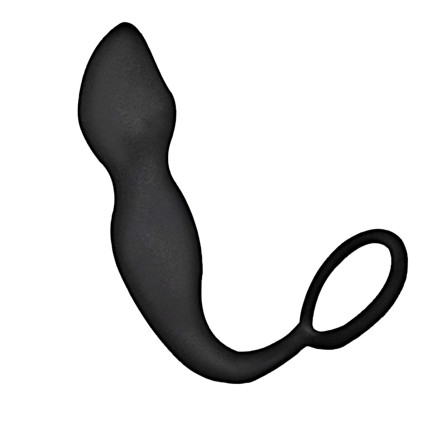 ANAL-ESE BUTTPLUG COCKRING-BLACK - #2945