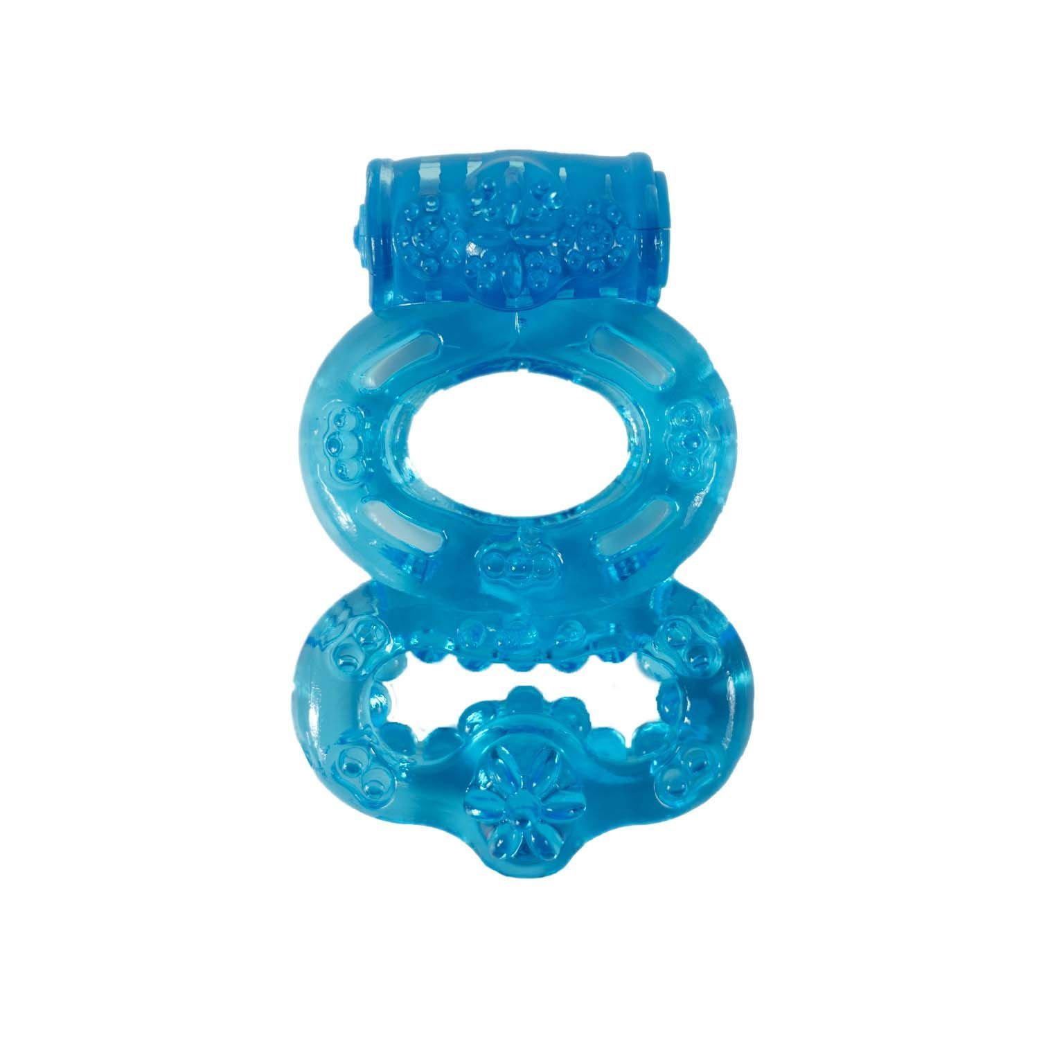 THE MACHO DOUBLE RING-BLUE - #2145-1