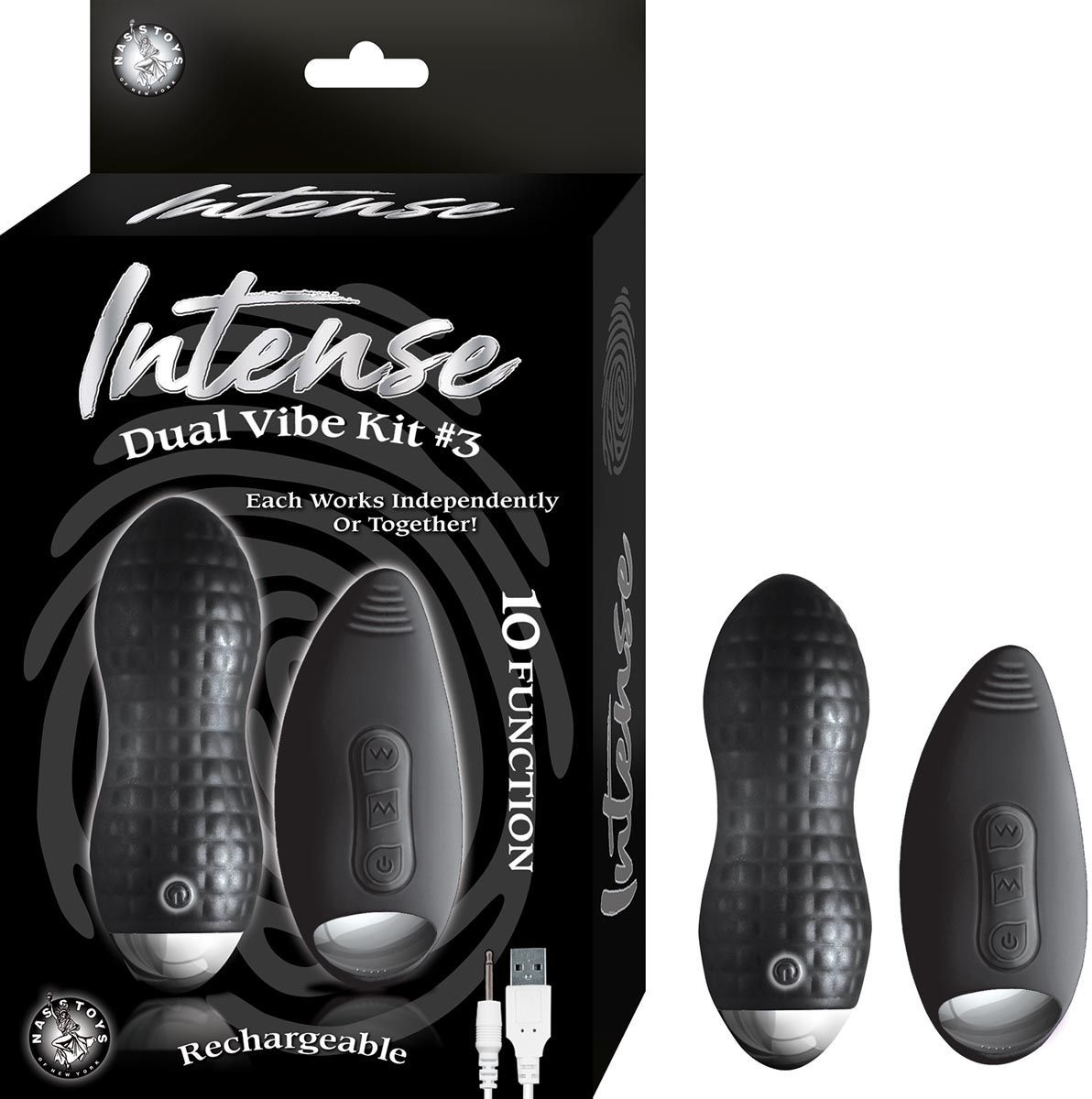 INTENSE DUAL VIBE KIT #3-BLACK - #2836