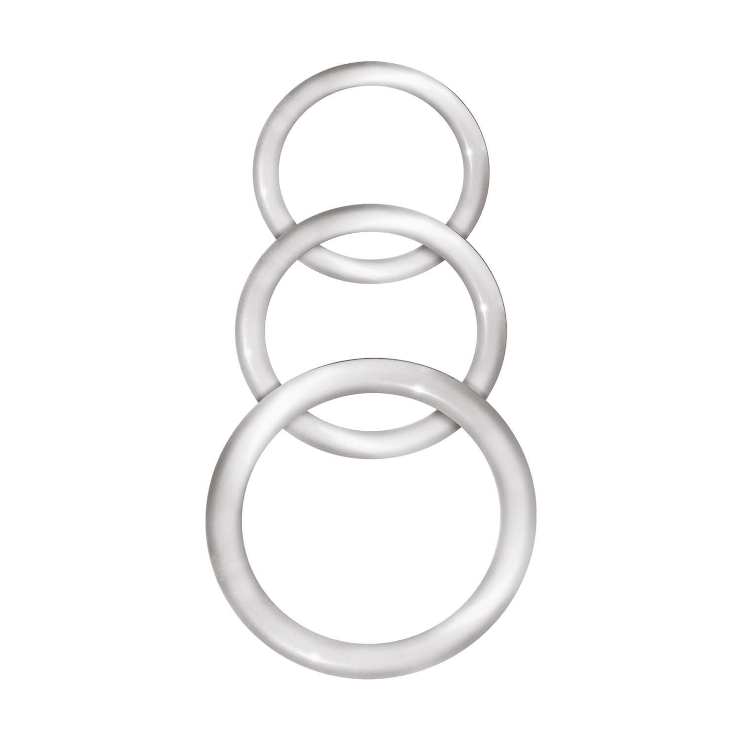 ENHANCER SILICONE COCKRINGS-CLEAR - #3057