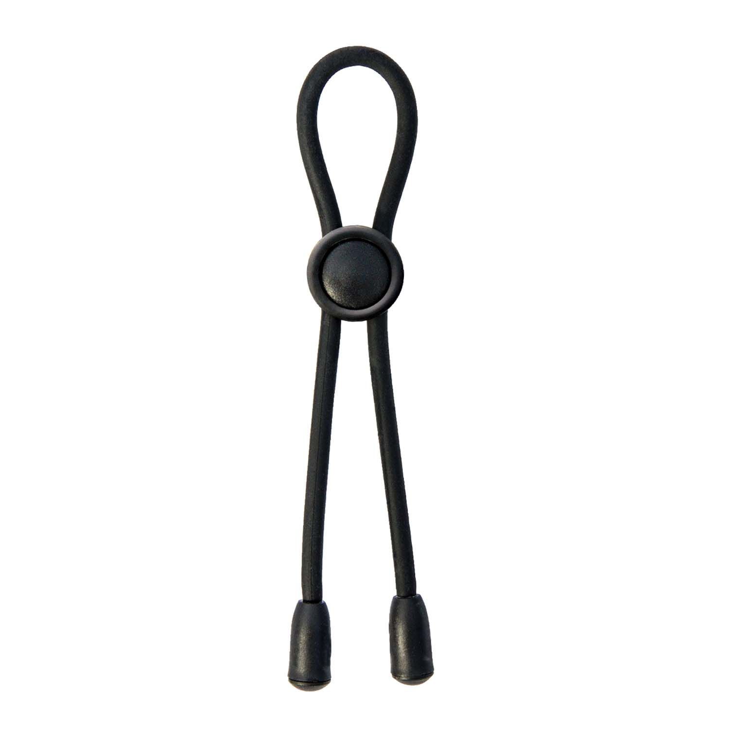 MACK TUFF ADJUSTABLE SILICONE COCK TIE-BLACK - #2525-2