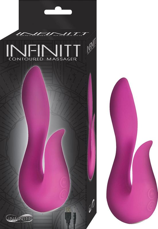 INFINITT CONTOURED MASSAGER-PINK - #2826-1