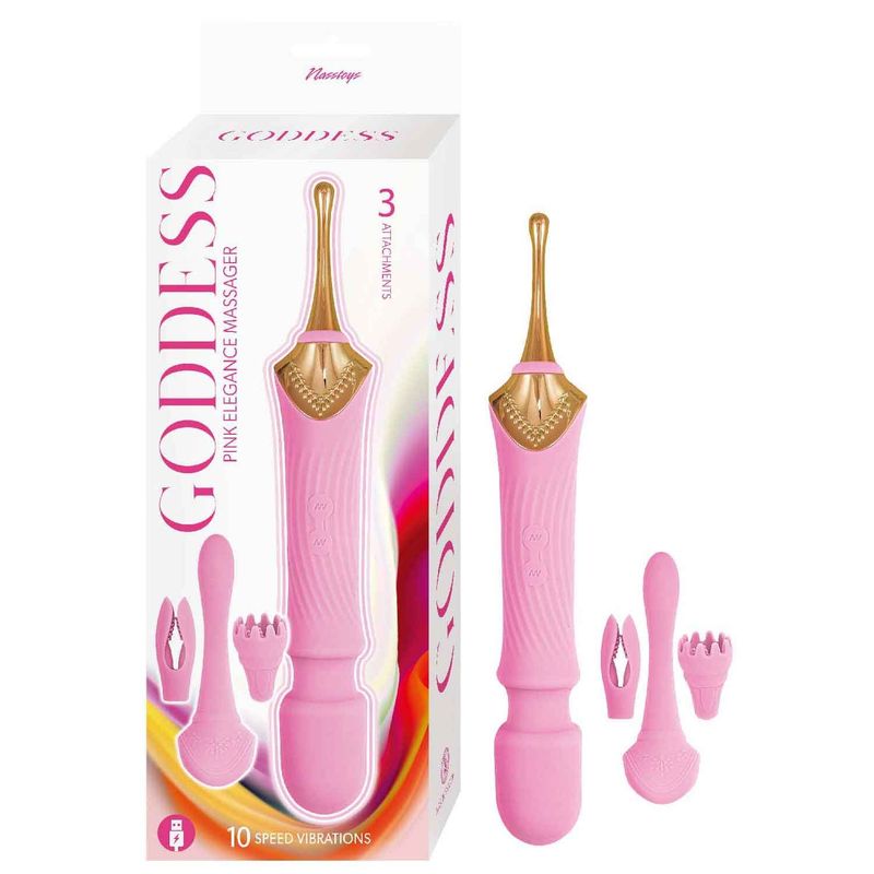 GODDESS PINK ELEGANCE MASSAGER-PINK - #3156