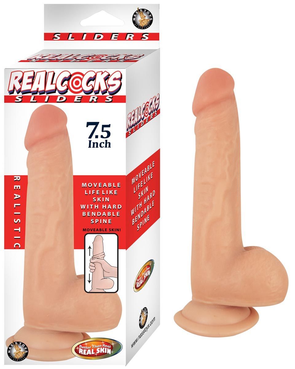 REALCOCKS SLIDERS 7.5&quot;-WHITE - #2878