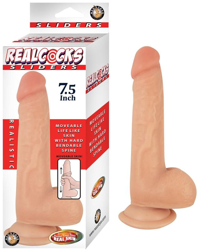REALCOCKS SLIDERS 7.5&quot;-WHITE - #2878