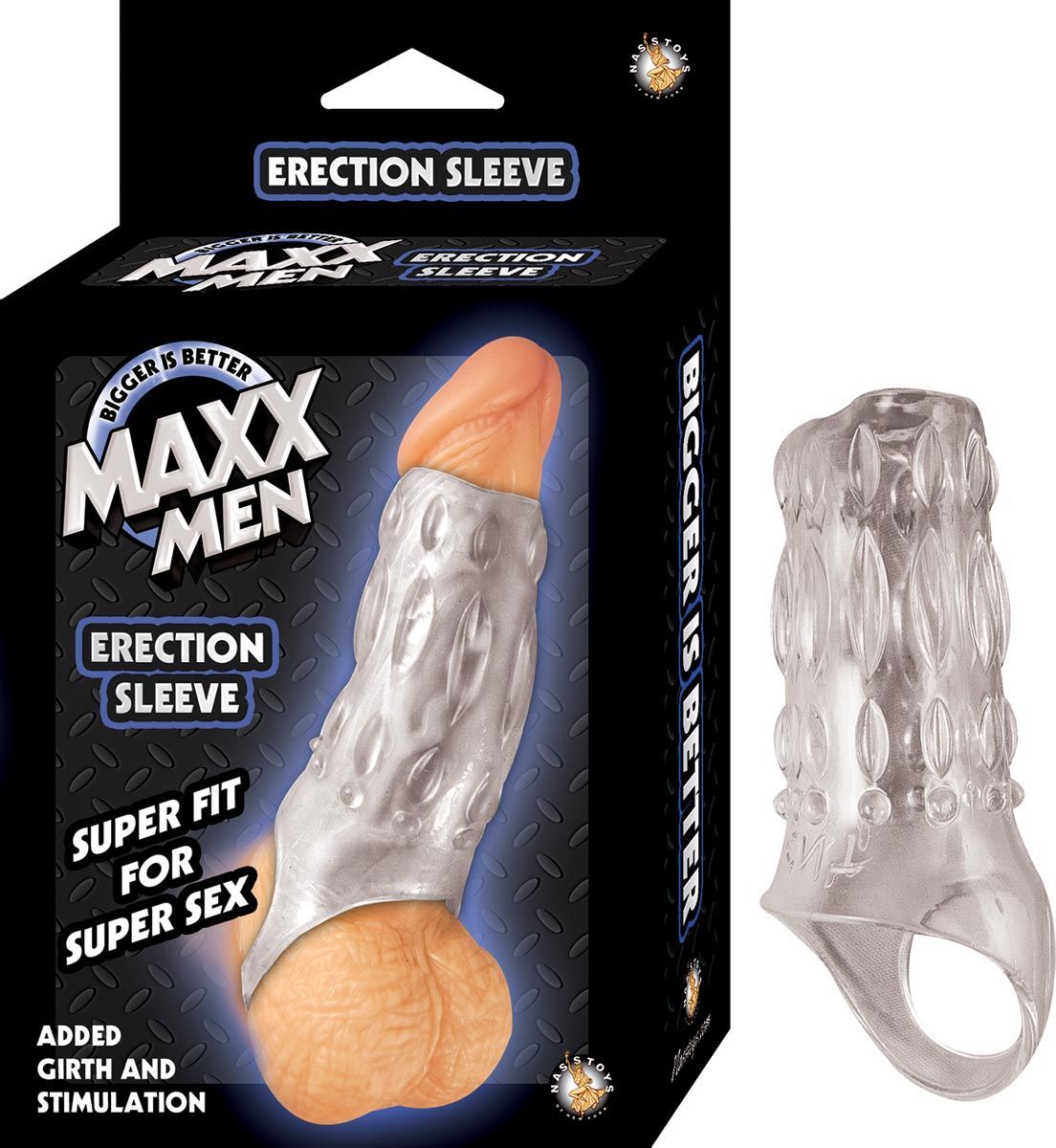 MAXX MEN ERECTION SLEEVE – CLEAR - #2617-1