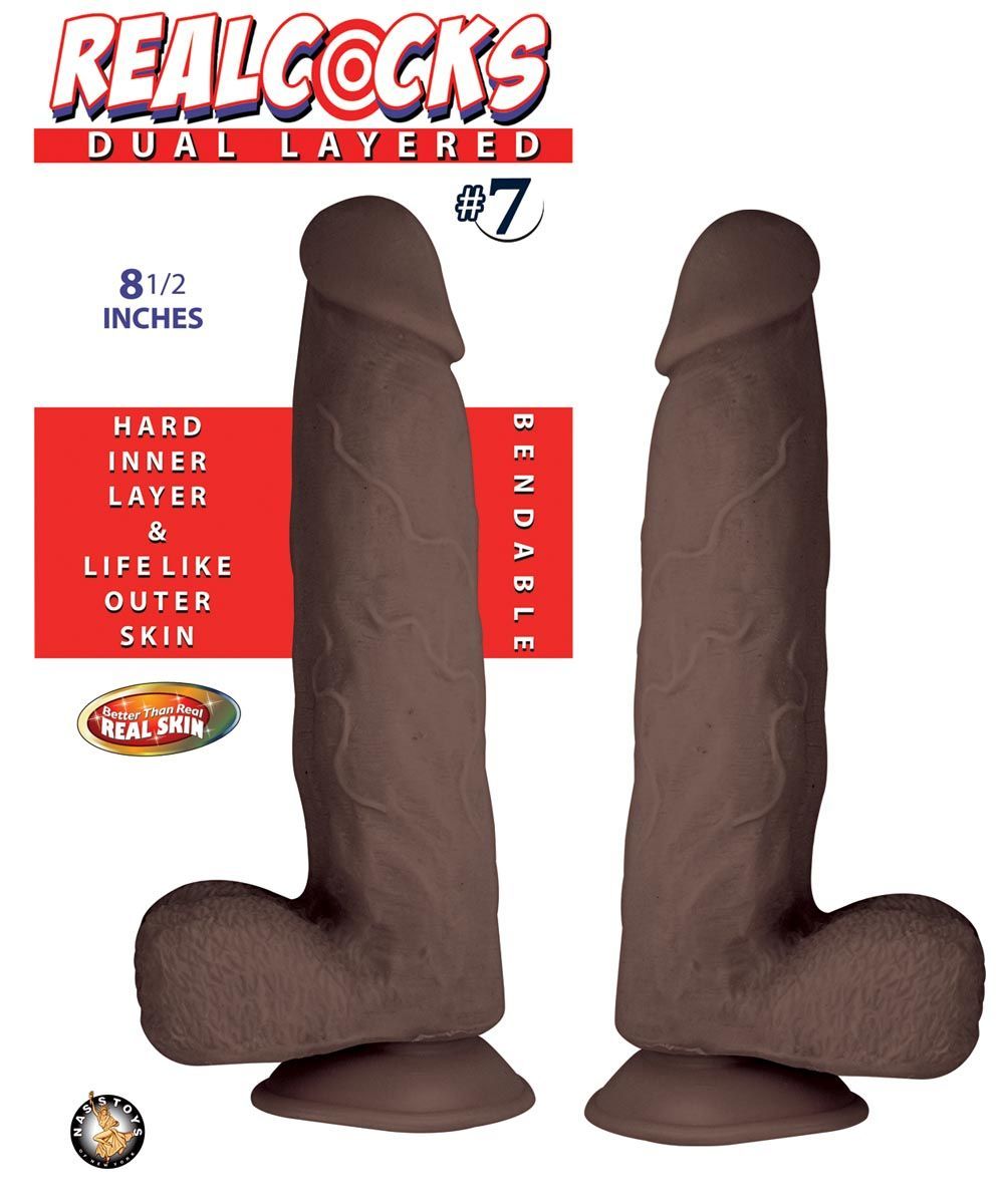 REALCOCKS DUAL LAYERED #7-DARK BROWN - #2786-3