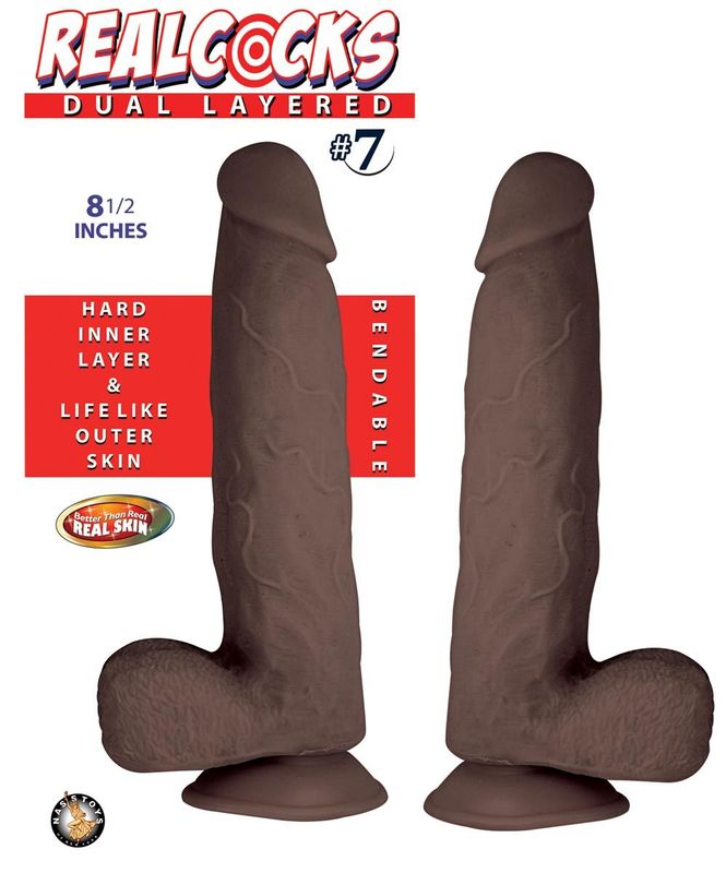 REALCOCKS DUAL LAYERED #7-DARK BROWN - #2786-3