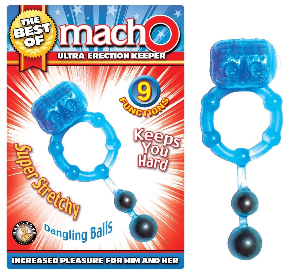 THE BEST OF MACHO ULTRA ERECTION KEEPER-BLUE - #2752