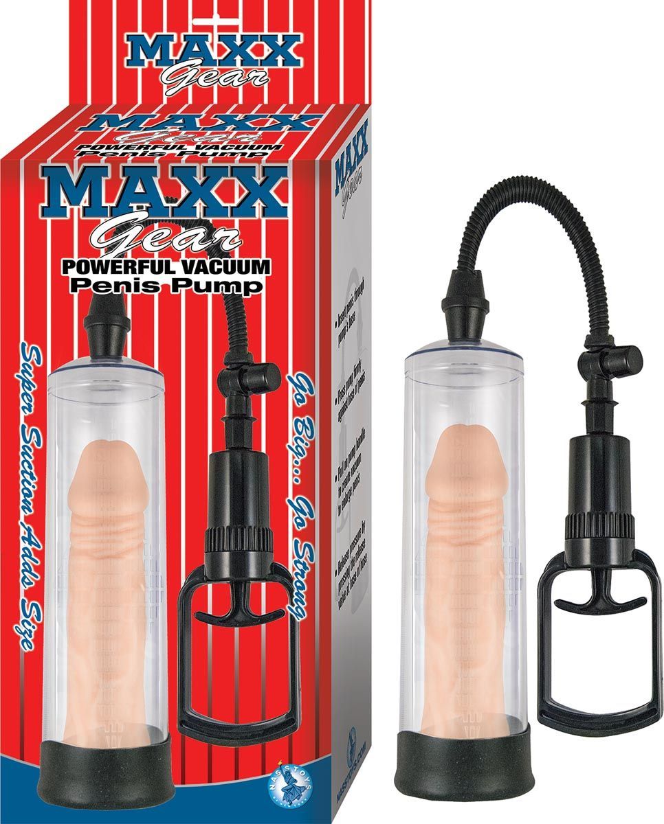 MAXX GEAR POWERFUL VACUUM PENIS PUMP-CLEAR - #2762