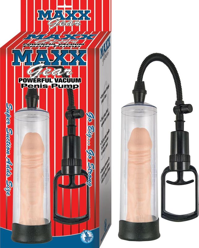 MAXX GEAR POWERFUL VACUUM PENIS PUMP-CLEAR - #2762