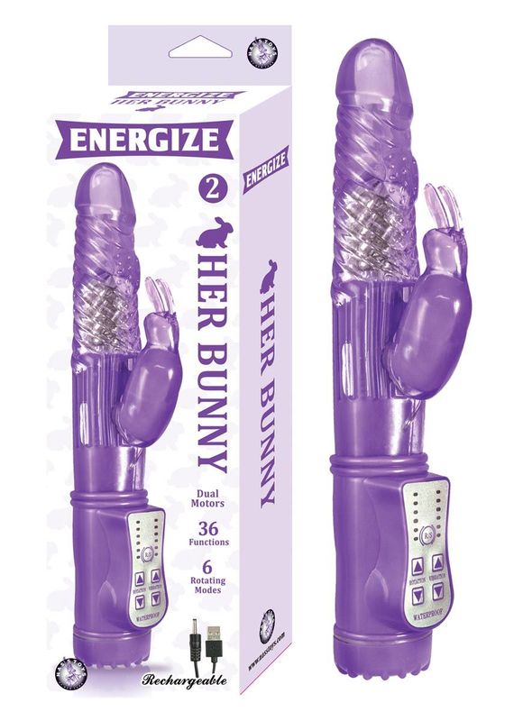 ENERGIZE HER BUNNY 2-PURPLE - #2791-2