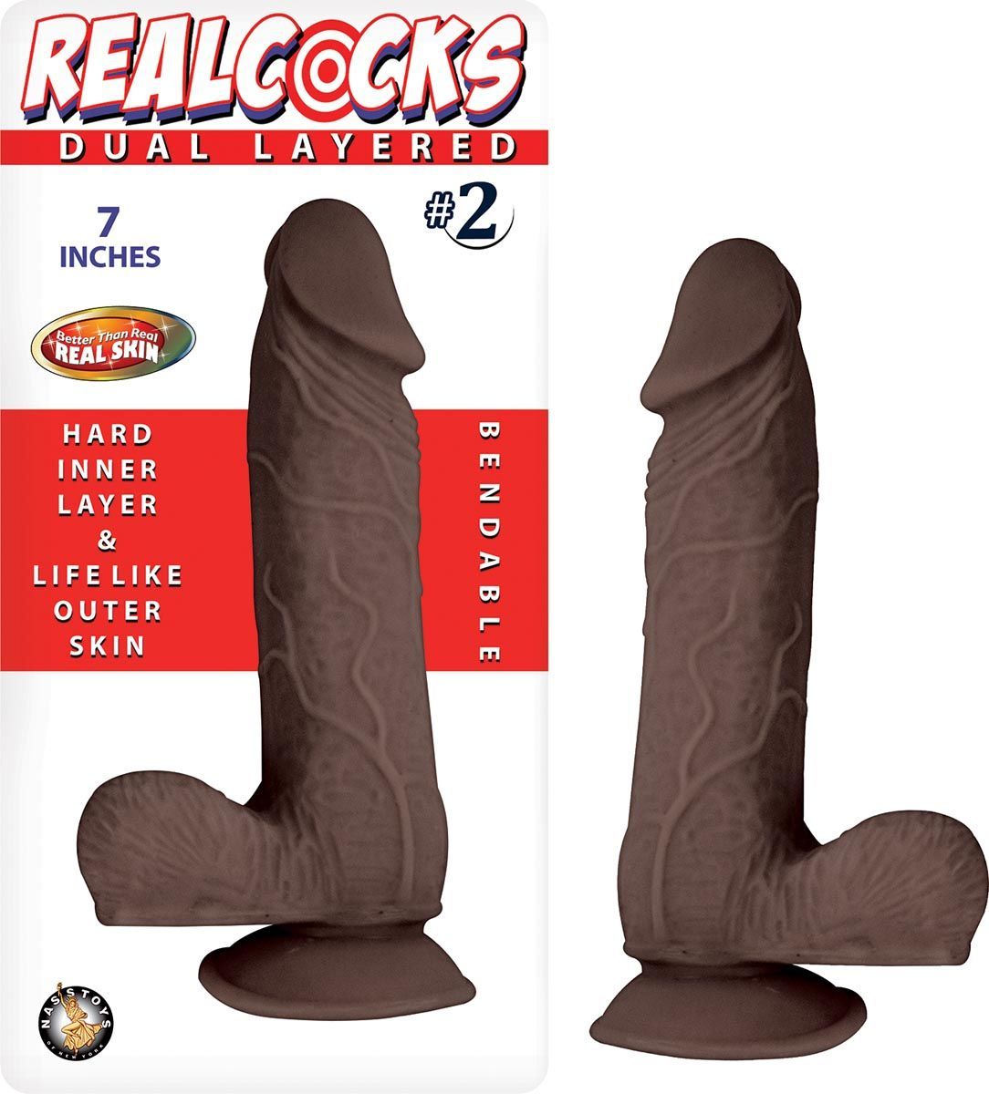 REALCOCKS DUAL LAYERED #2-DARK BROWN - #2781-3