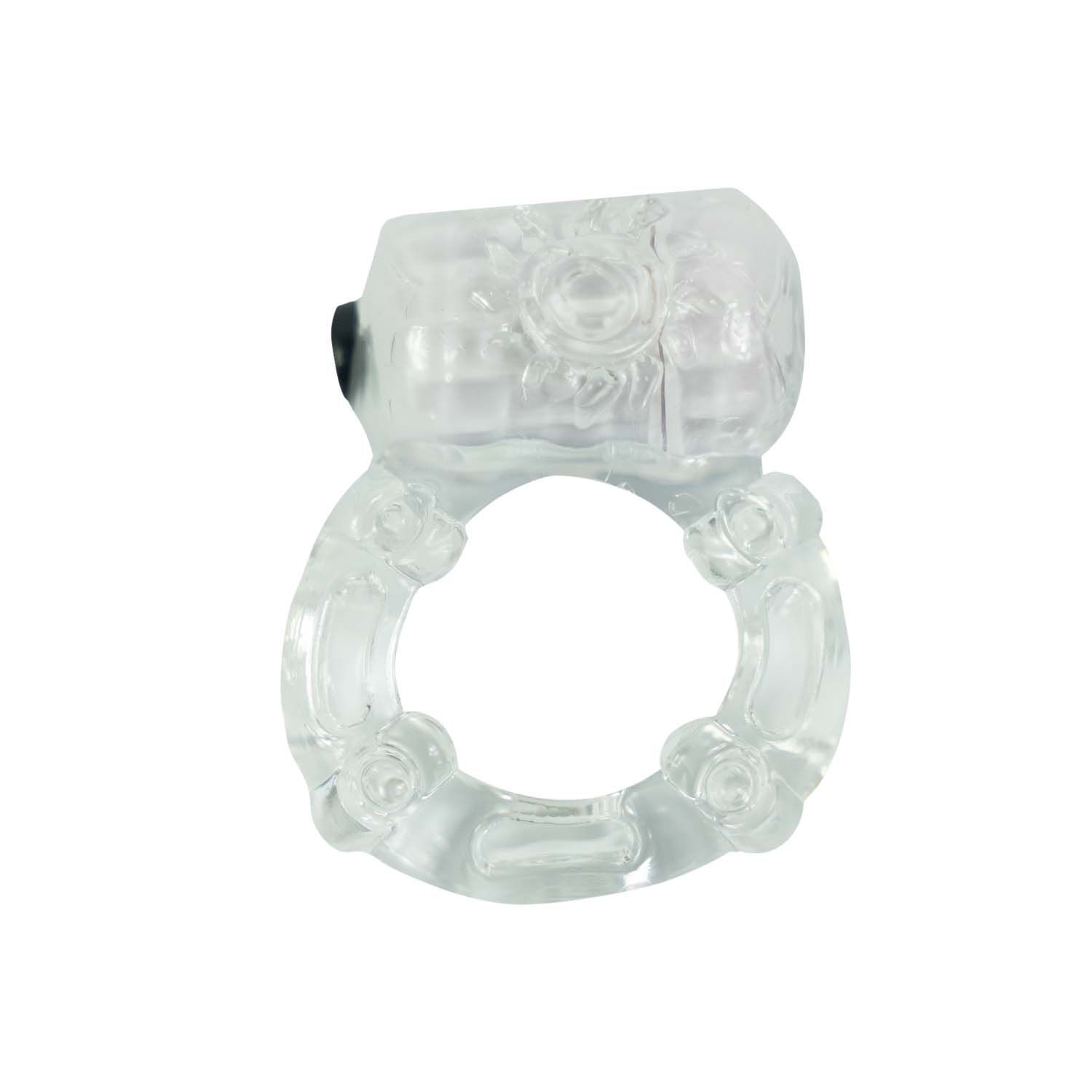 THE MACHO CRYSTAL COLLECTION PULSATING ERECTION KEEPER-CLEAR - #2238