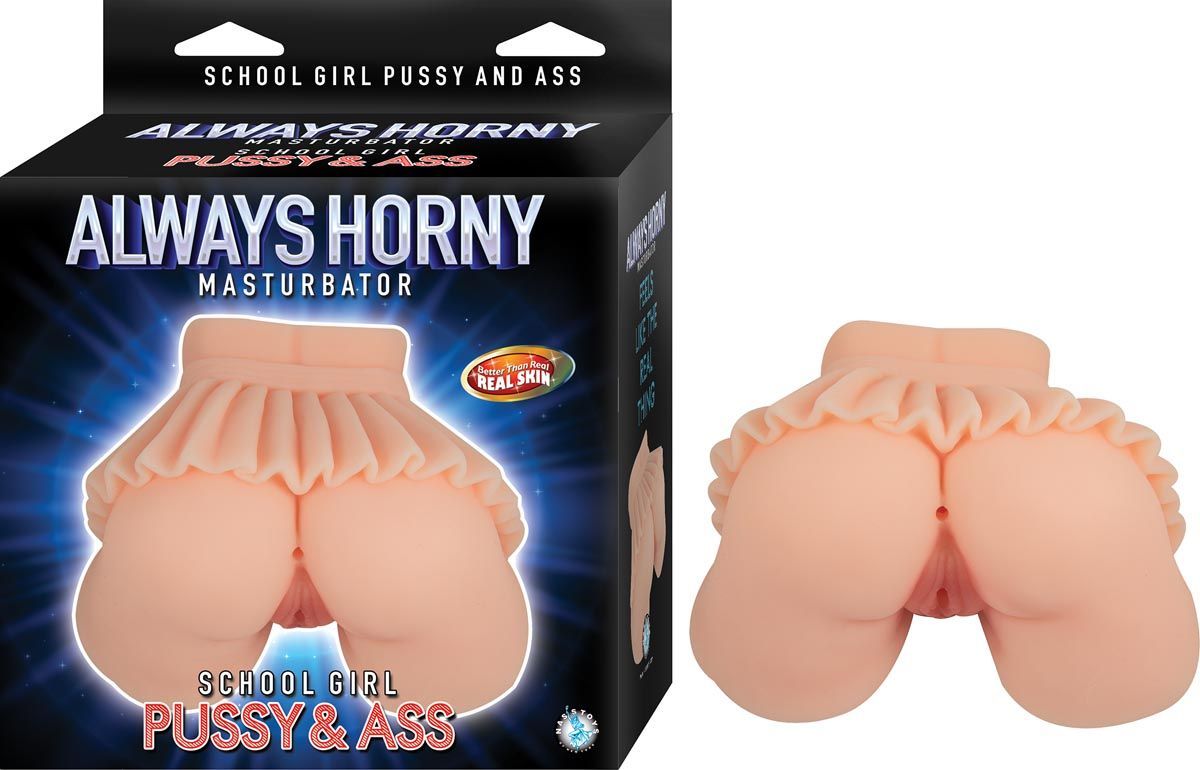 ALWAYS HORNY MASTURBATOR SCHOOL GIRL PUSSY &amp; ASS-WHITE - #2903