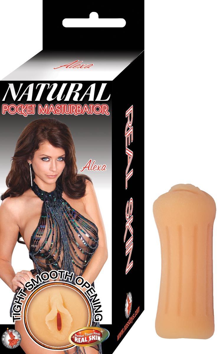 NATURAL POCKET MASTURBATOR ALEXA-WHITE - #2656